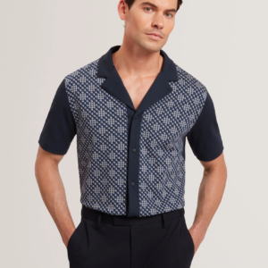 Check Short Sleeve Jersey Shirt