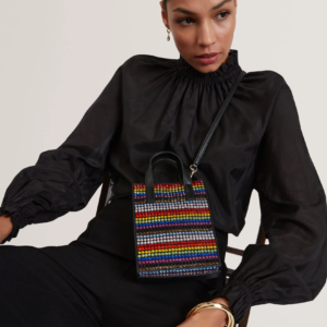 Striped Mini Imitation Icon Bag