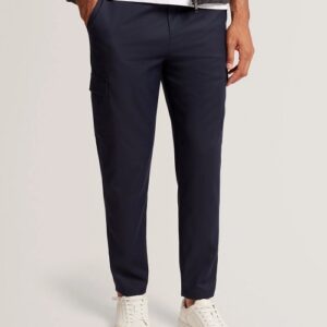 Slim Fit Smart Cargo Trousers